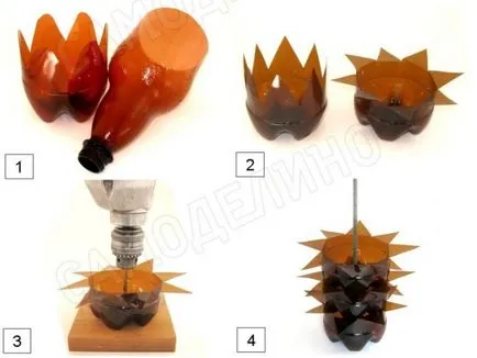 Palma de la sticle de plastic cu pași mâinile lor pentru începători fotografie (pas cu pas) Palma de la sticle de plastic cu mâinile lor pași pentru incepatori, fotografii