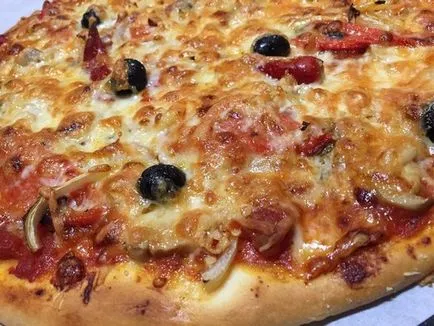 Pizza cu cârnați 10 cele mai bune rețete (pizza) Pizza cu cârnați 10 cele mai bune rețete