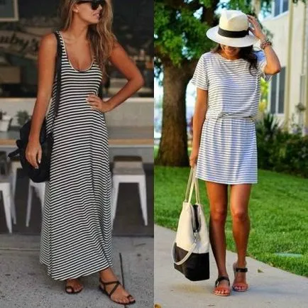 Rochie-Vest în 2017 (61 fotografii) lungi, ce să poarte, în dungi