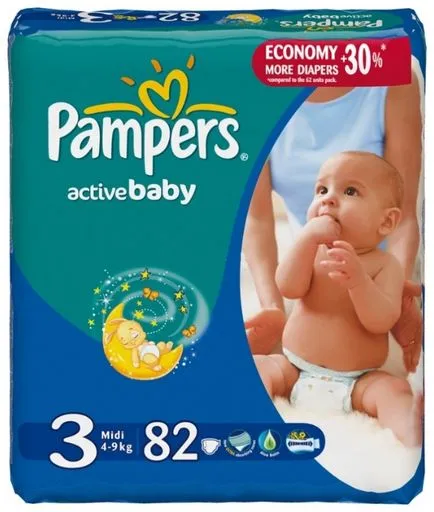 Scutece Pampers toate argumentele pro și contra