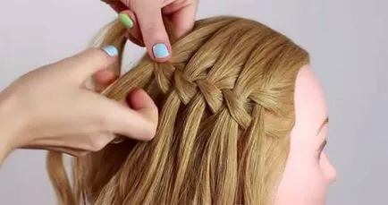Hairstyle French Falls 4 simplu master class