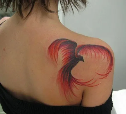 Valoarea tatuajelor corespunzătoare sub forma unei păsări (12 poze)