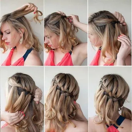 Hairstyle French Falls 4 simplu master class