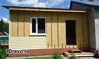 Extinderea la casa de caramida cu propriile sale mâini etapele de construcție, în special (anexă) Extinderea la casa de caramida cu propriile sale mâini în stadiul de construcție, în special