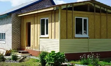 Extinderea la casa de caramida cu propriile sale mâini etapele de construcție, în special (sa) Extinderea la casa de caramida cu propriile sale mâini în stadiul de construcție, în special