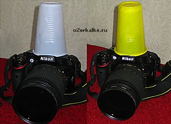 Diffuser pentru bliț cu mâinile