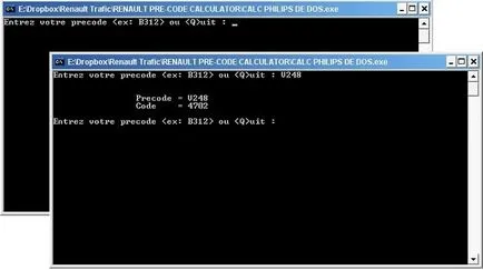 Unitatea Decoding, modul de a debloca numărul de serie (program)