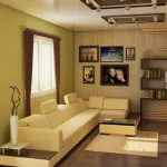 Reparați sala cu mâinile, podeaua de design interior, pereți și tavan