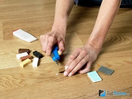 Reparare și restaurare a unui laminat cu mâinile lor (mâini) Reparare și restaurare a unui laminat cu mâinile lor