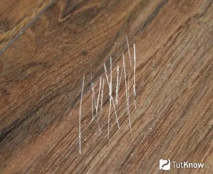 Reparare și restaurare a unui laminat cu mâinile lor (prejudiciu) Reparare și restaurare a unui laminat cu mâinile lor