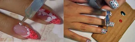 Desene și modele pe unghiile pentru incepatori la domiciliu