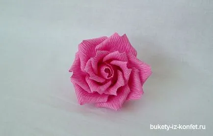 Rose de hârtie ondulat cu propriile sale mâini 50 fotografie modul de a face un trandafir