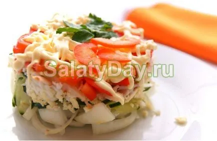 Salata cu piept afumat - reteta de familie cu fotografii și video (salata de piept afumat) Salata cu piept afumat - reteta cu fotografii și video pentru întreaga familie