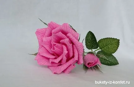 Rose de hârtie ondulat cu propriile sale mâini 50 fotografie modul de a face un trandafir