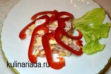 Salata cu ardei și kulinariada tomate (reteta) Salata cu ardei gras și roșii kulinariada