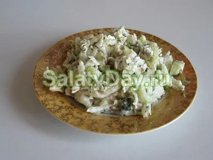 Salata cu piept afumat - reteta de familie cu fotografii și video (salata) Salata cu piept afumat - reteta cu fotografii și video pentru întreaga familie