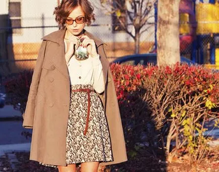 Din ceea ce sa poarte haina de culoare bej - sfaturi, fotografie, arcuri de moda