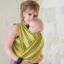 Sling Scarf (78 poze) cum se lega pentru nou-născuți, lichidare tricotate eșarfă-slign,