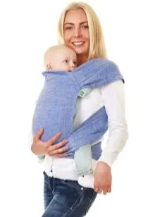 Sling Scarf (78 poze) cum se lega pentru nou-născuți, lichidare tricotate eșarfă-slign,
