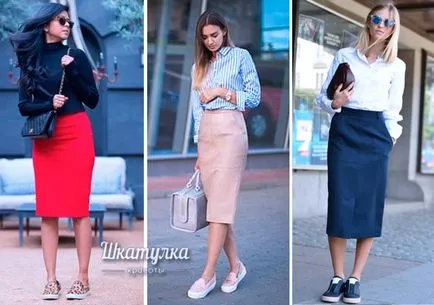 Din ceea ce sa poarte femei slipony - 150 fotografie, Beauty Box