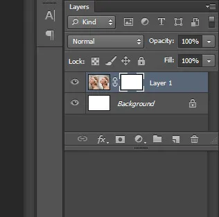 mască strat în Photoshop