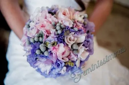buchet de nunta Lilac - compoziția alegerea corecta (foto) (buchet) buchet de nunta Lilac - compoziția alegere dreapta (foto)