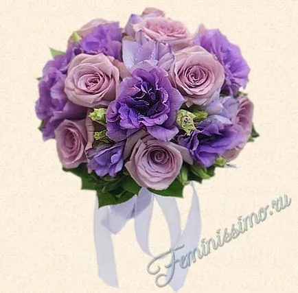 buchet de nunta Lilac - compoziția alegerea corecta (foto) (Lilac) buchet de nunta Lilac - compoziția alegere dreapta (foto)
