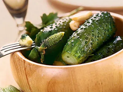 compoziția Pickles, utilizarea, calorii