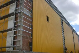 tablă trapezoidală de perete - instalarea corectă a produselor video, profilate