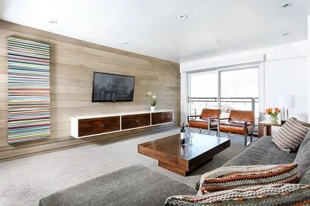 Designul modern al pereților în camera de zi, cele mai bune idei pentru interior (camera de zi) Designul modern al pereților în camera de zi, cele mai bune idei pentru interior