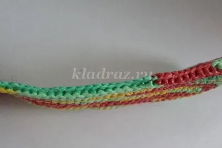 sac croșetat de saci de gunoi