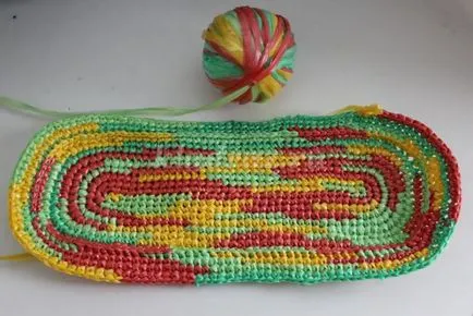 sac croșetat de saci de gunoi