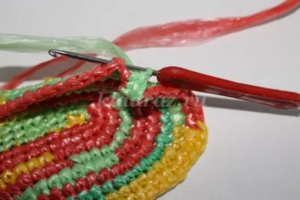 sac croșetat de saci de gunoi