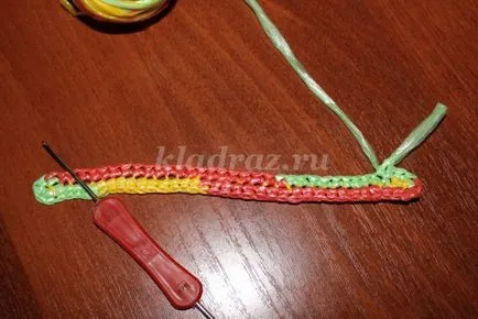 sac croșetat de saci de gunoi