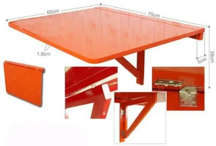 Tabel pe balcon cu mâinile (foto și video) (tabel) Tabel pe balcon cu mâinile (foto și video)