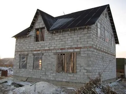 Construirea unei case din blocuri de spumă