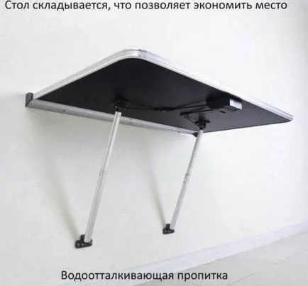 masă pliantă pe DIY balcon sau cumpăra gata făcute (balconul cu mâinile) masă pliantă pe DIY balcon sau cumpăra gata făcute