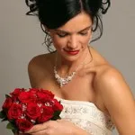 Coafuri de mireasa cu diadema