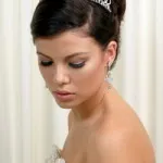 Coafuri de mireasa cu diadema