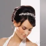 Coafuri de mireasa cu diadema