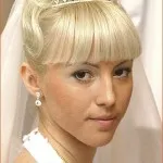 Coafuri de mireasa cu diadema