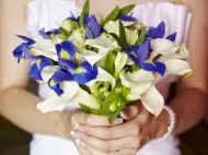 Buchet de irisi si alte idei de nunta folosind iris