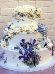 Buchet de irisi si alte idei de nunta folosind iris