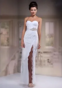 rochii de nunta silueta drept, cumpara directe, dantelă rochie de mireasa - pret de 9500