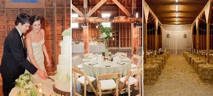 O nunta intr-un stil rustic organizare și aspect, imagini de mireasa si mirele cu fotografii