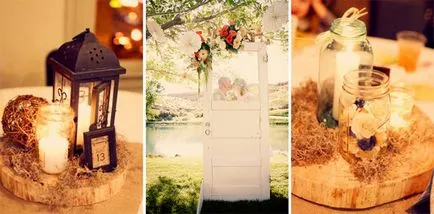 O nunta intr-un stil rustic organizare și aspect, imagini de mireasa si mirele cu fotografii