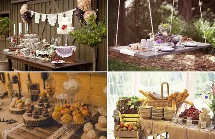 O nunta intr-un stil rustic organizare și aspect, imagini de mireasa si mirele cu fotografii