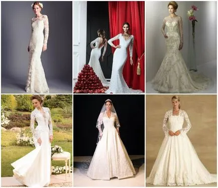 Rochii de mireasa cu mâneci închise modele populare de 2017, cu fotografii (nunta) Rochii de mireasa cu maneci închis popular model 2017 cu fotografie