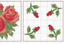 Schema de eco-cusatura cruce servetele gratuite de Paste, broderie pentru download Paste, stil
