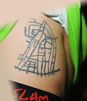 Tatuaje Guf, Alexey Dolmatov, fotografii, schițe (tatuaj) Tatuaje Guf, Alexey Dolmatov, fotografii, schițe
